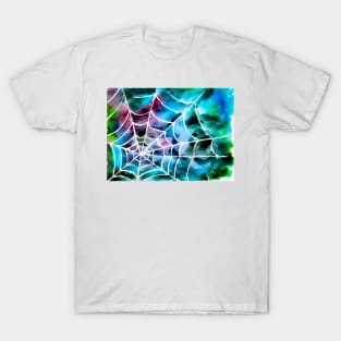 Rainbow spiders web T-Shirt